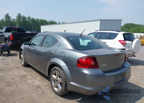 2013 Dodge Avenger Se from USA, damaged, VIN 1C3CDZAB0DN637571